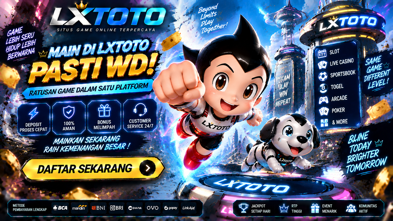 Banner LXTOTO untuk Beranda